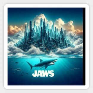 Unleash Oceanic Dread: Dive into Shark-Inspired Thrills with our Jaws-Inspired Collection! Magnet